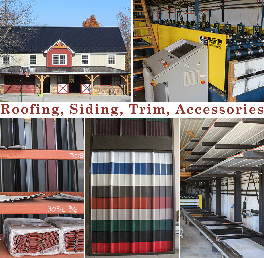 Collage of Pleasant Metals's Warehouse and Products