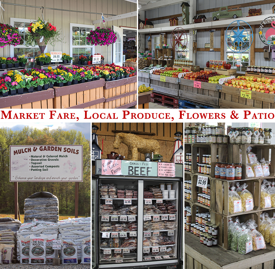 Collage of Detwiler's Farm Market's Products