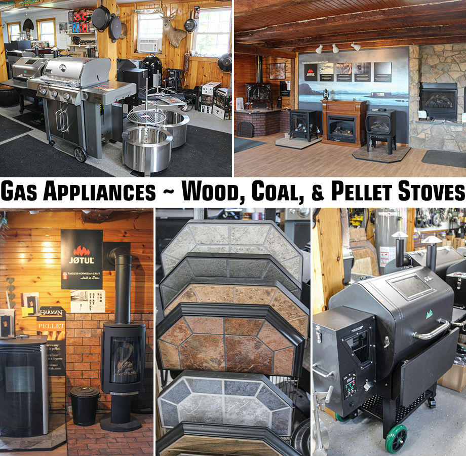 Collage of Sensenig Gas Appliances' Products