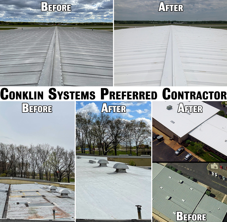 Collage of Michiana Quality Roofing's Projects