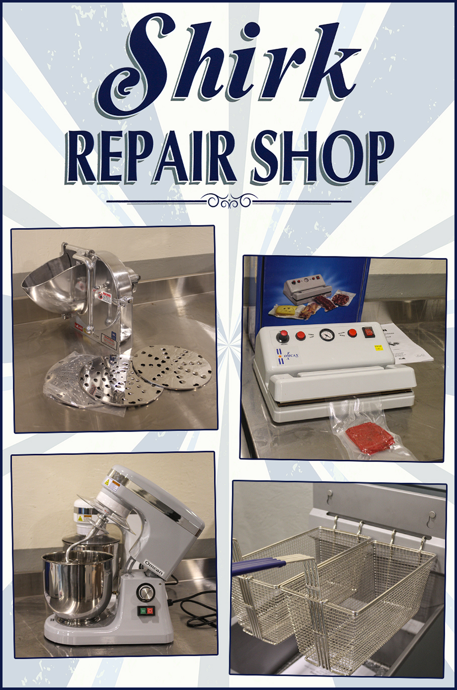 Collage of Shirk Repair Shop's Products