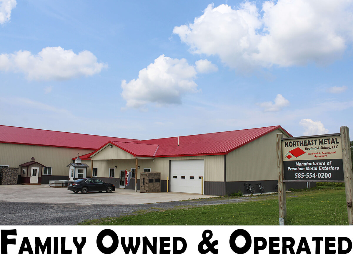 Northeast Metal Roofing & Siding's Warehouse Exterior