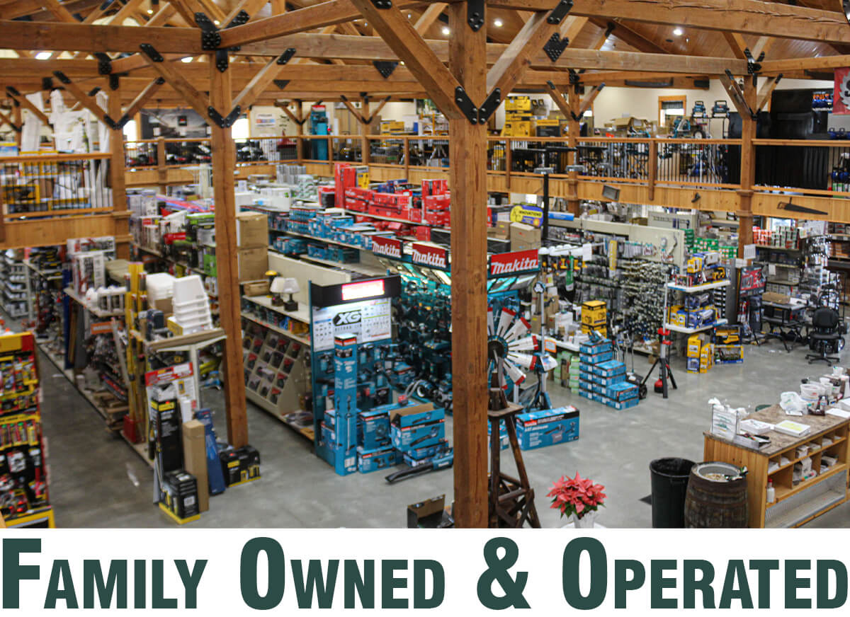 Graber Farm Building Supply's Store Floor