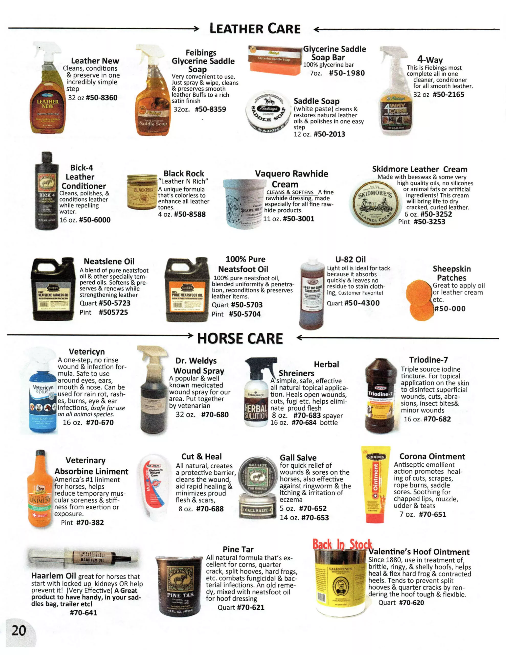 Miller's Saddlery Just Plain Business