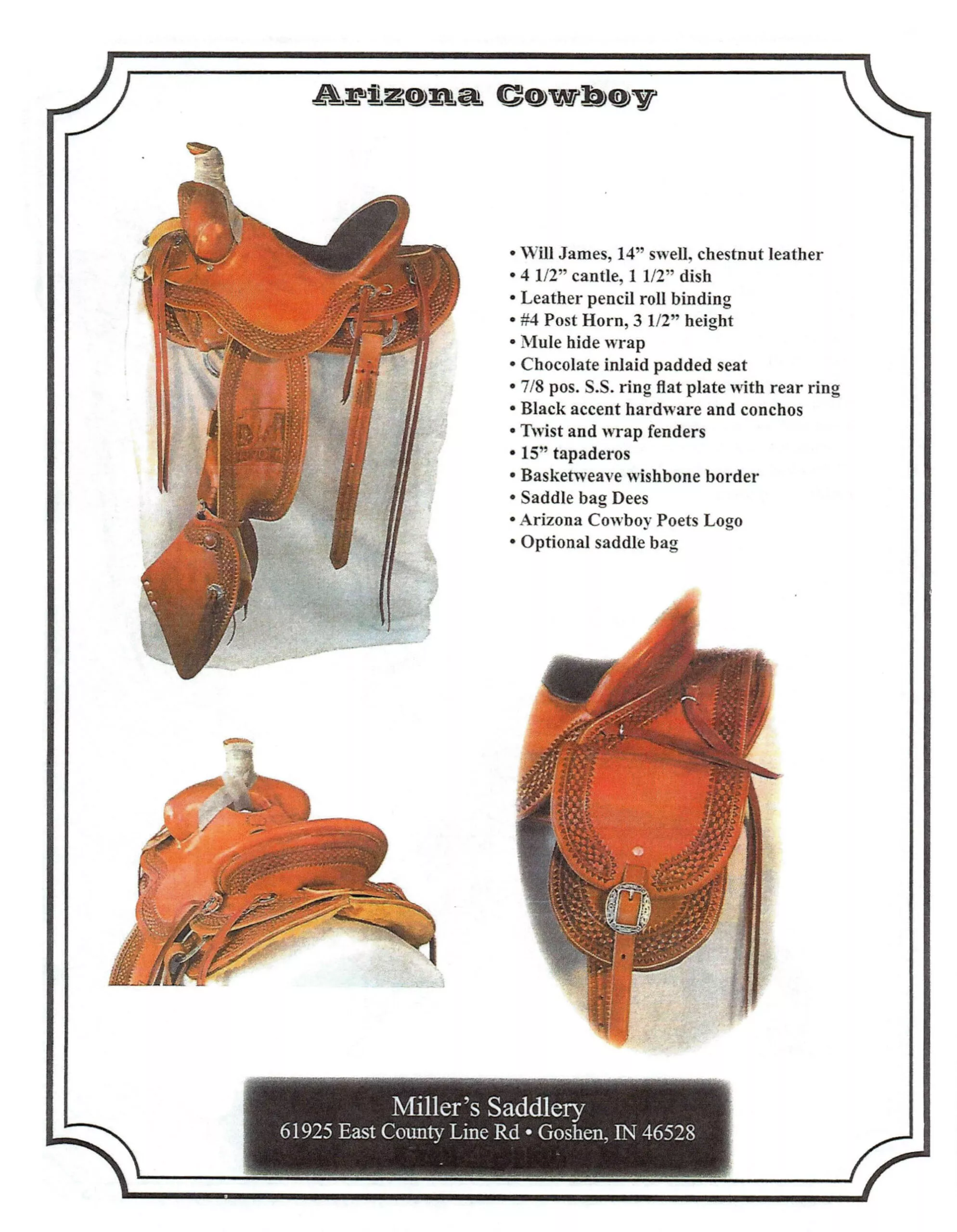 Miller's Saddlery Just Plain Business