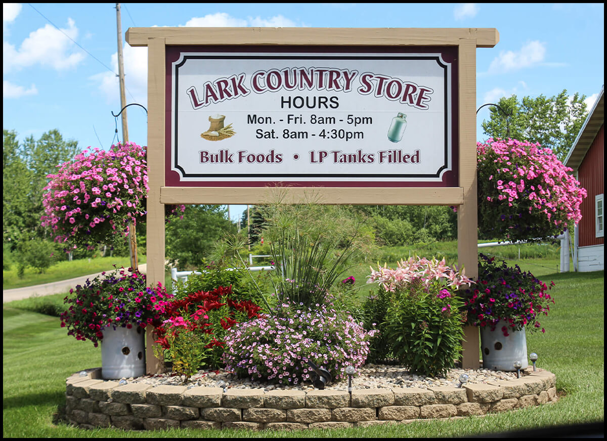 Lark Country Store Roadside Sign