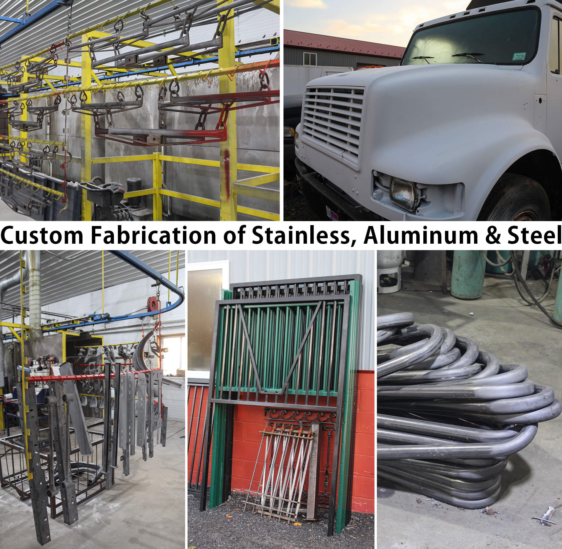 Collage of Jayco Steel Fab's Products