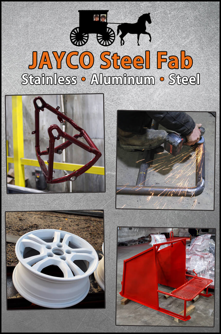 Collage of Jayco Steel Fab's Products