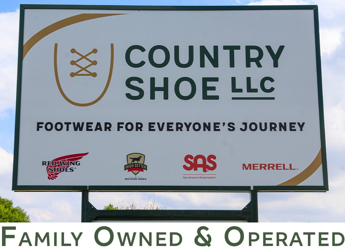 Country Shoe Shop's Sign