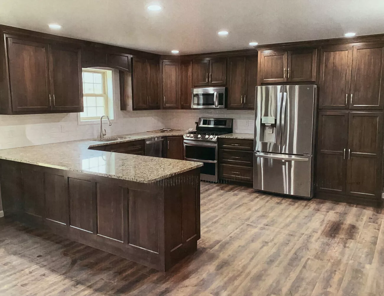 Hemlock Acres Furniture & Custom Cabinets Punxsutawney, PA Kitchen with All New Cabinets