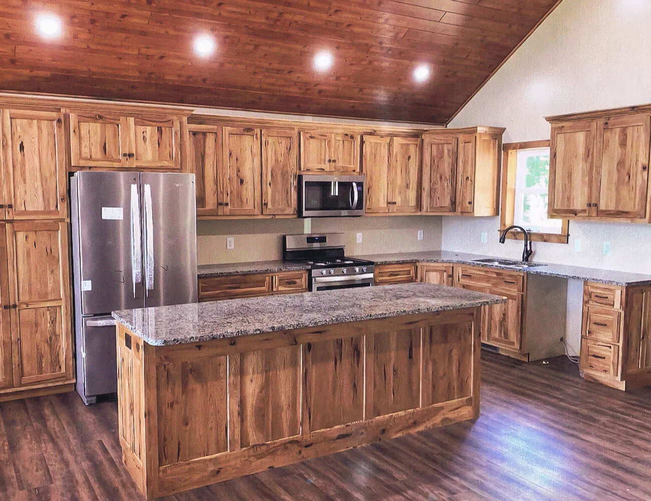Hemlock Acres Furniture & Custom Cabinets Punxsutawney, PA Kitchen with All New Cabinets