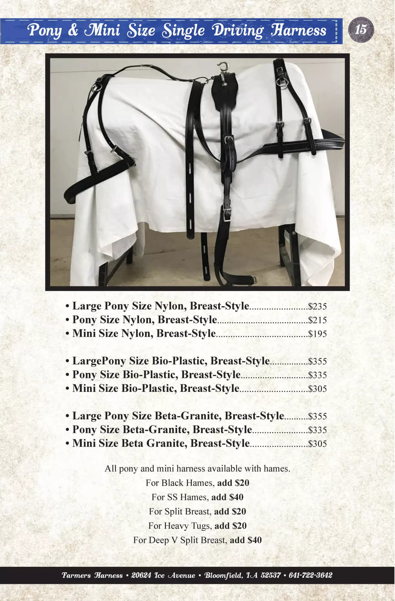 Farmers Harness Just Plain Business