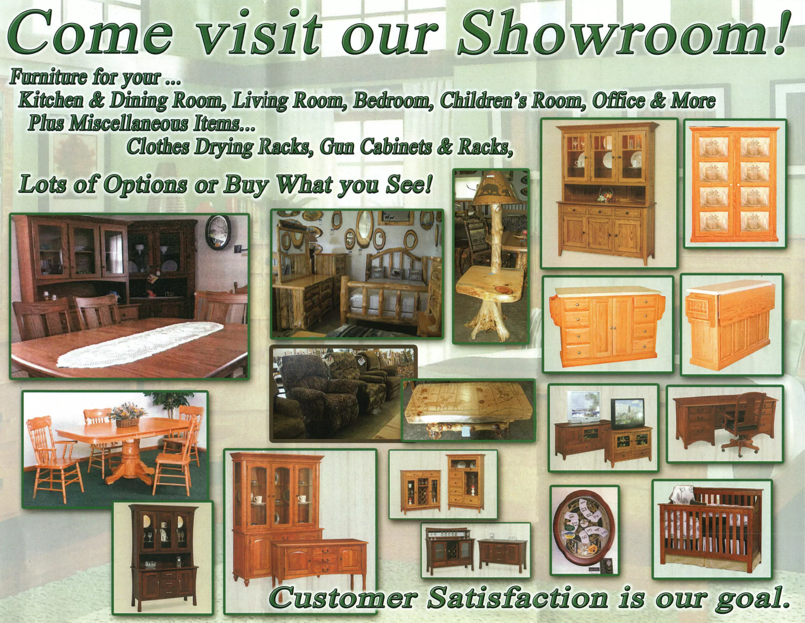 Bylers Oak & Rustic Furniture Just Plain Business
