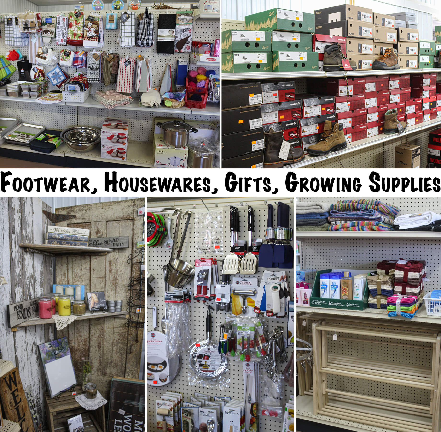 Collage of Country Line Store's Products