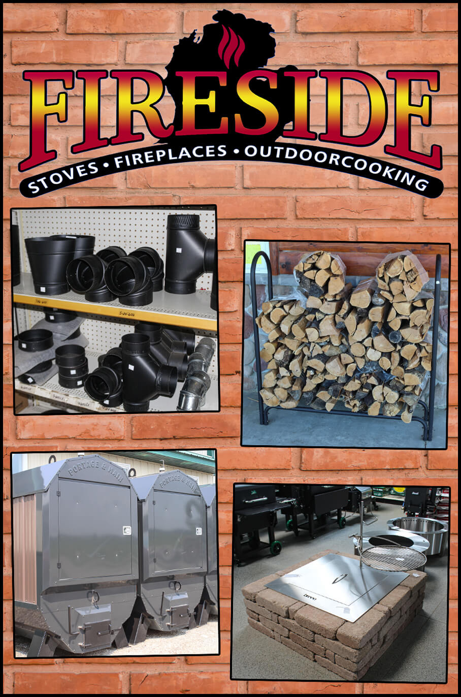 Collage of Fireside Stoves Products