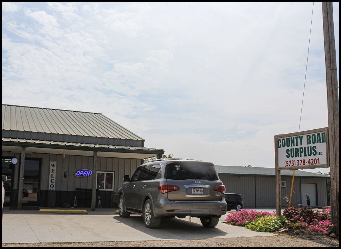 Country Road Surplus' Building Exterior