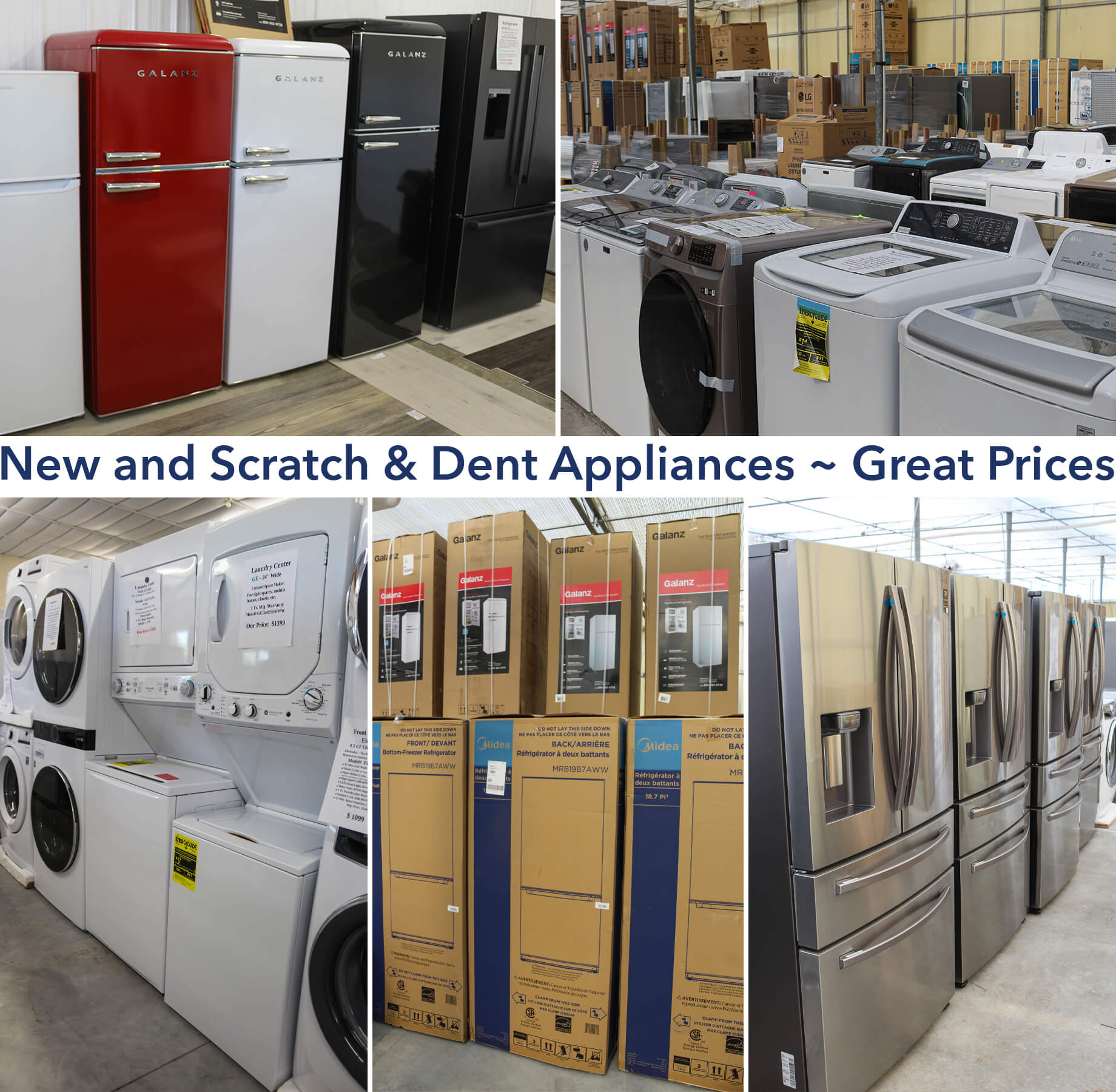 New 2024 appliance stores