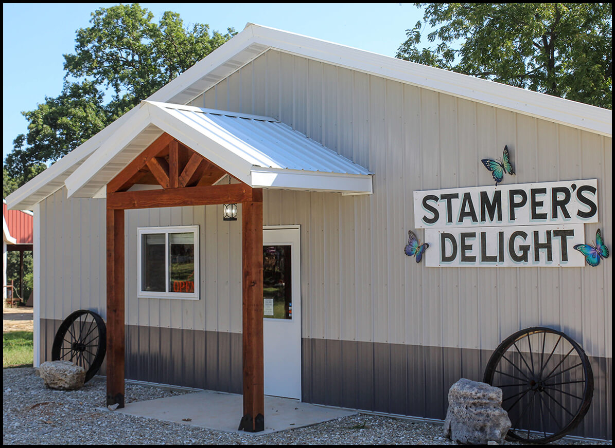 Oak Lawn Shoppe Barnett, MO Stamper's Delight Building Exterior