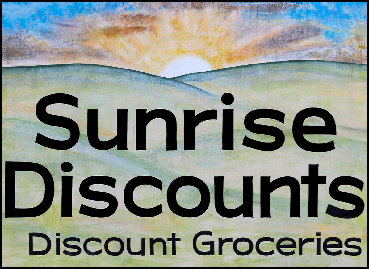 Sunrise Discount Grocery Store's Logo