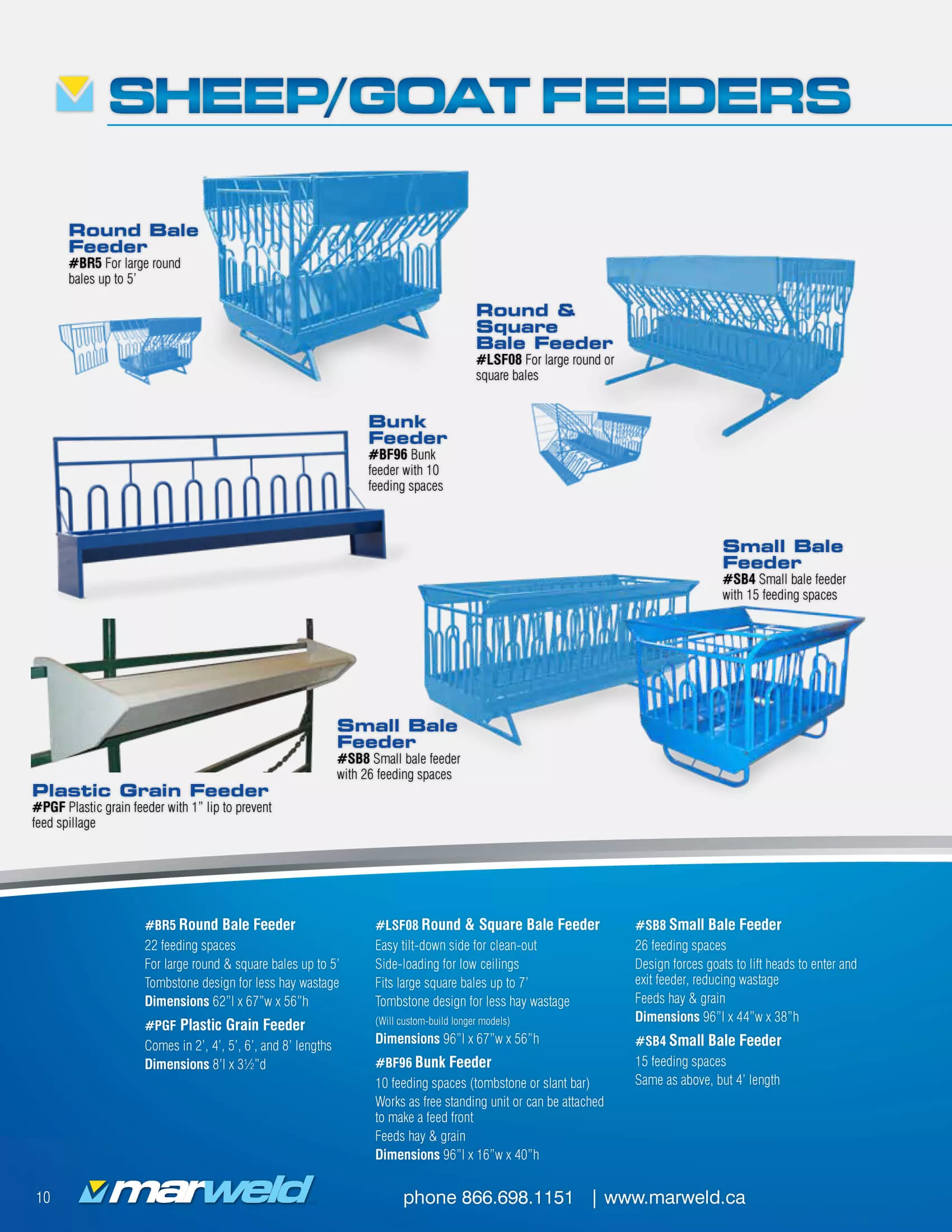 Schmucker’s Livestock Handling Equipment Animal Feeders Just Plain