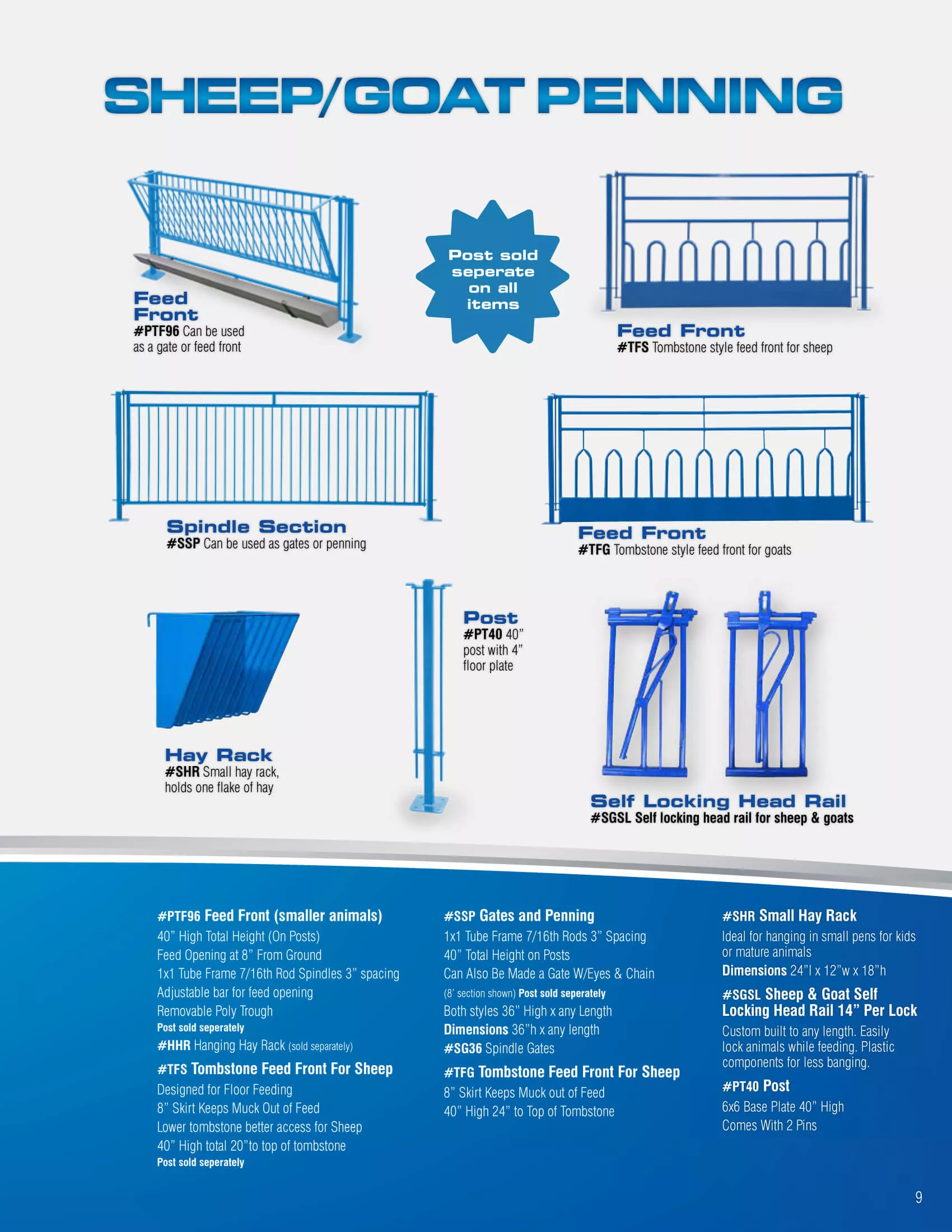 Schmucker’s Livestock Handling Equipment Animal Feeders Just Plain