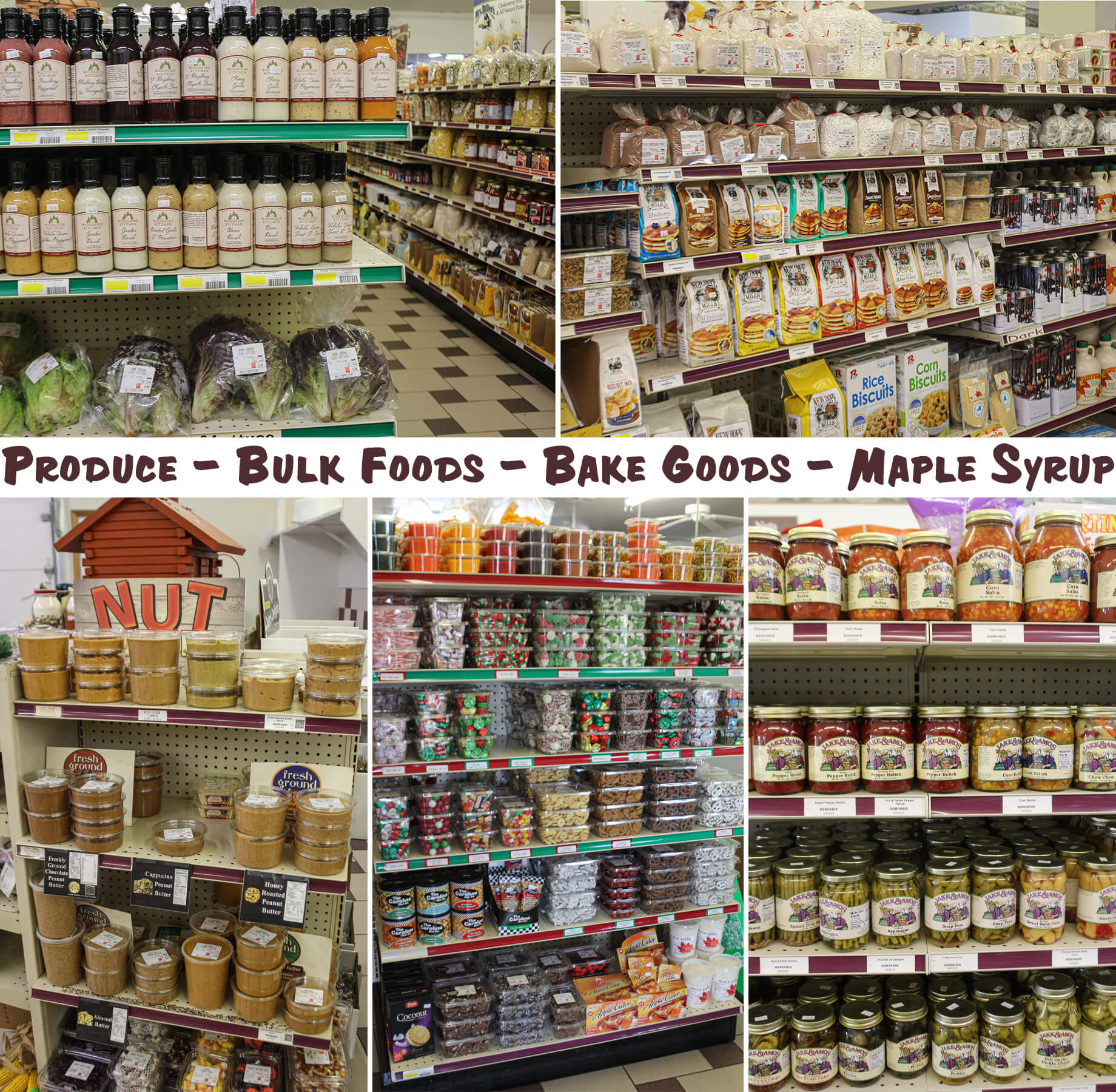 Collage of Nolt's Country Store's Products