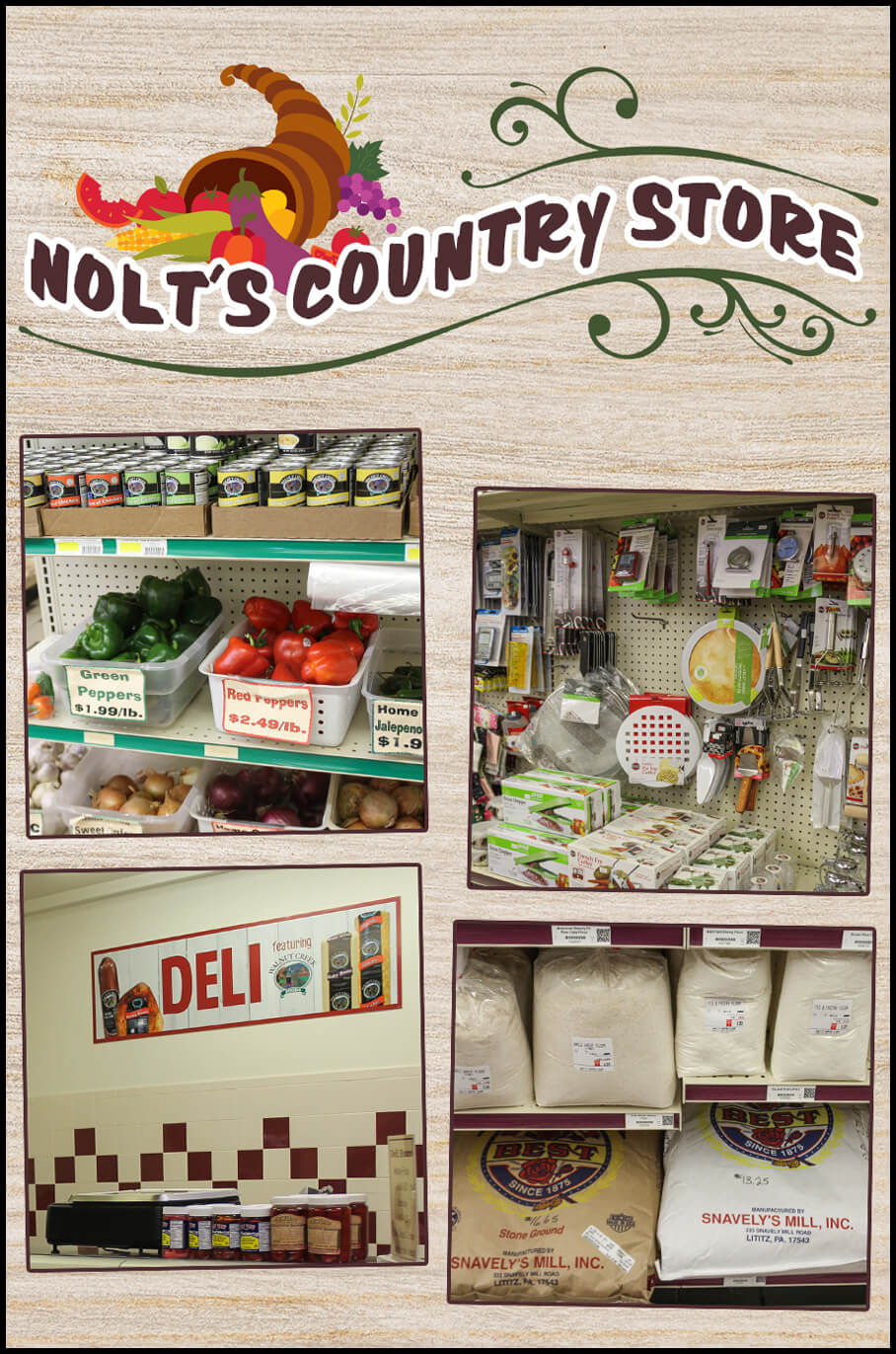 Collage of Nolt's Country Store's Products