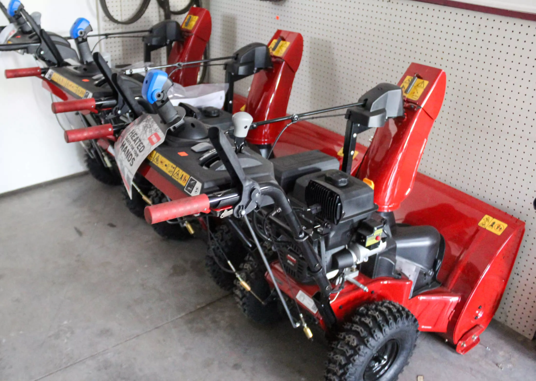 Buel Road Repair Canajoharie, New York Snow Blowers on Store Floor