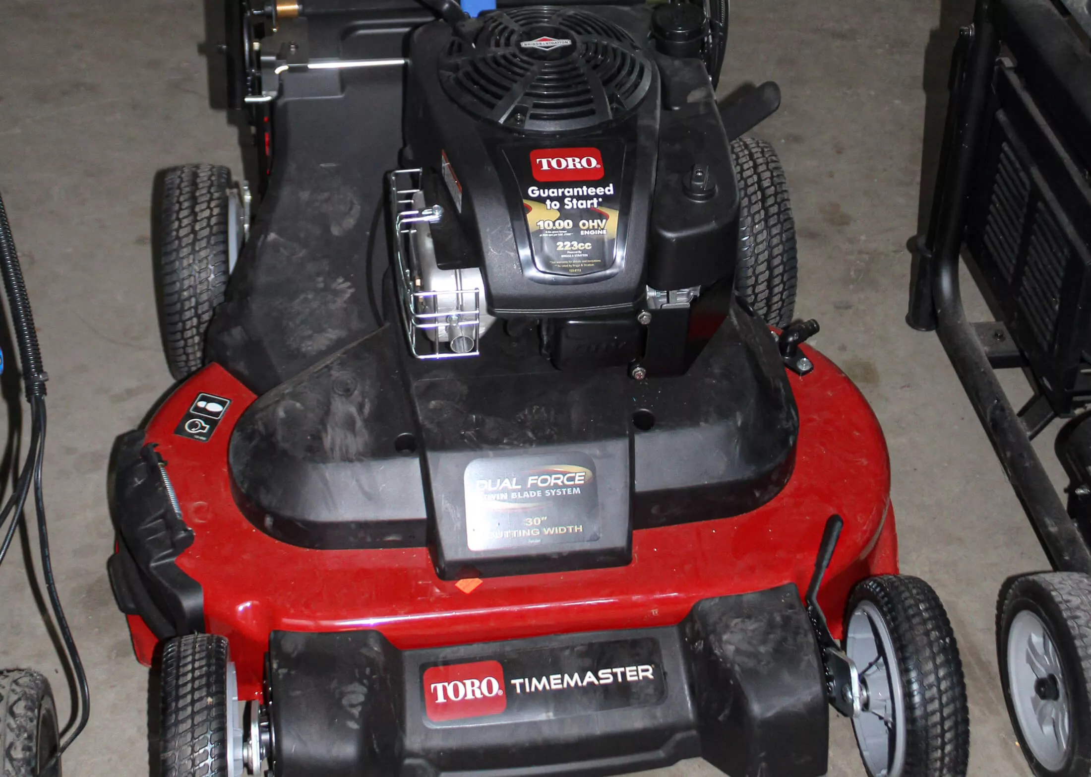 Buel Road Repair Canajoharie, New York Toro Timemaster Push Behind Mower