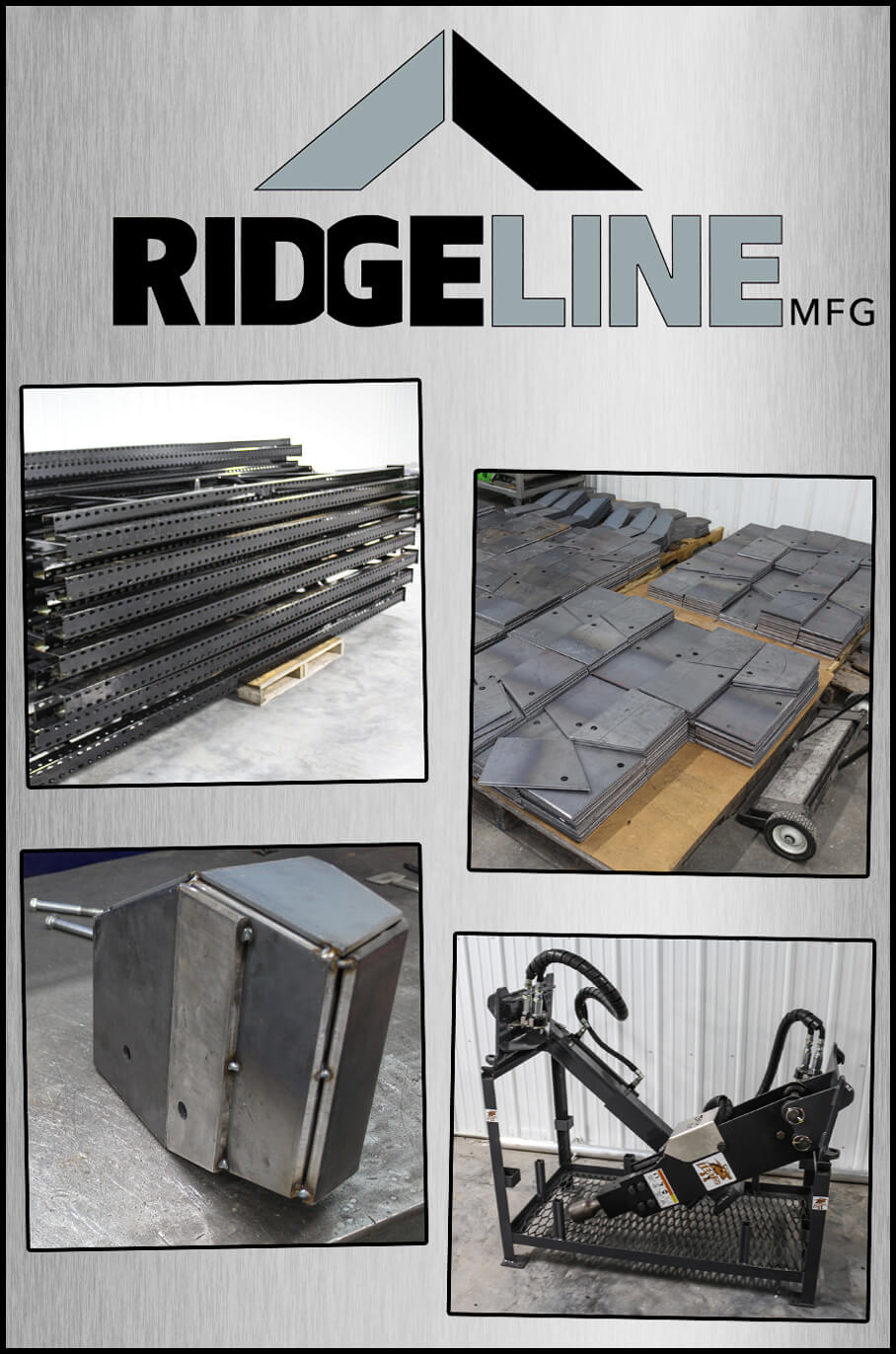 Collage of Ridgeline Manufacturing's Workshop