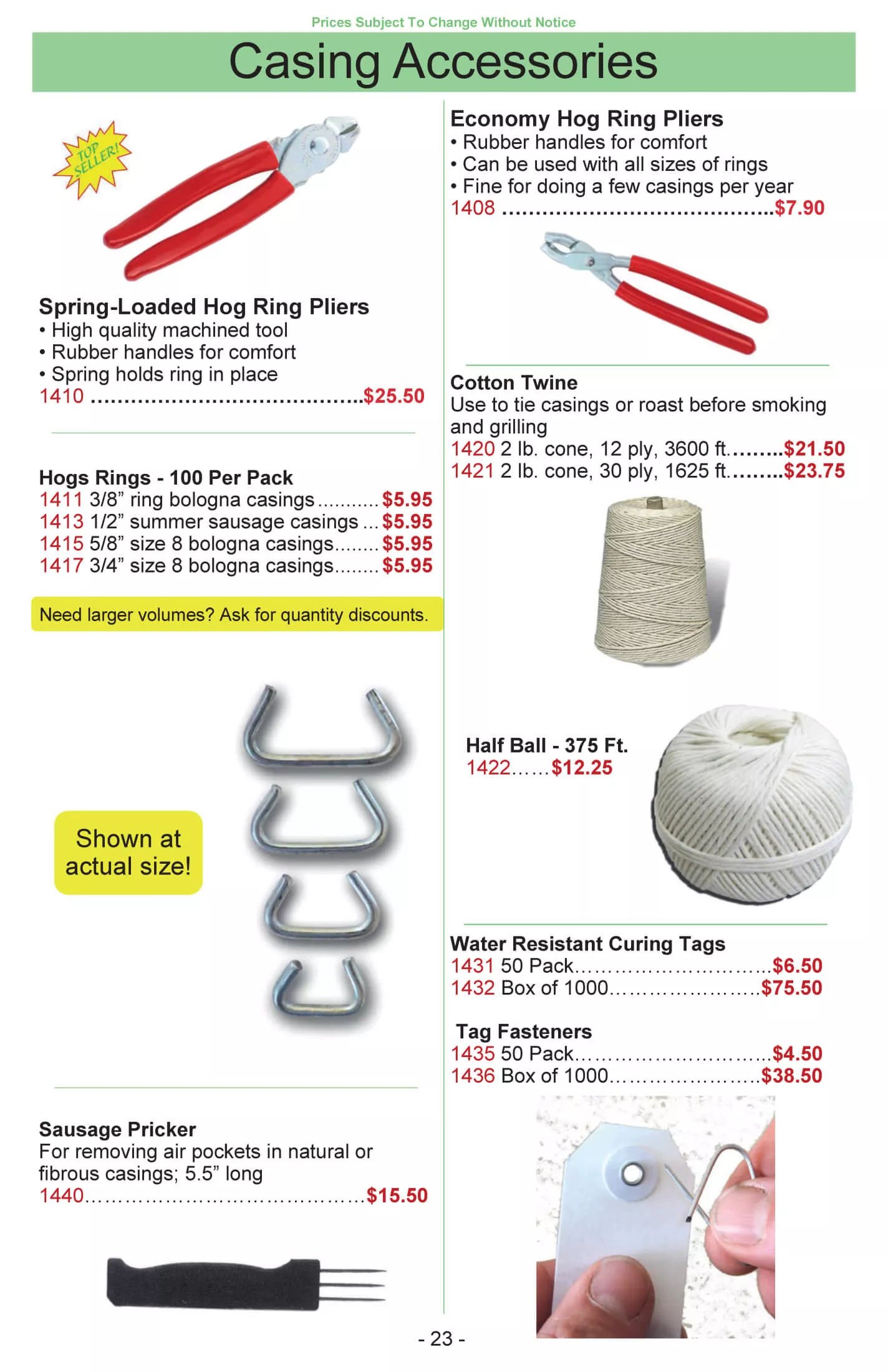 Prairie Butchering Supplies Just Plain Business