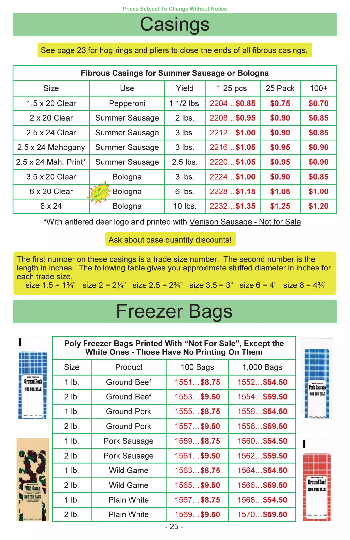 Prairie Butchering Supplies Just Plain Business