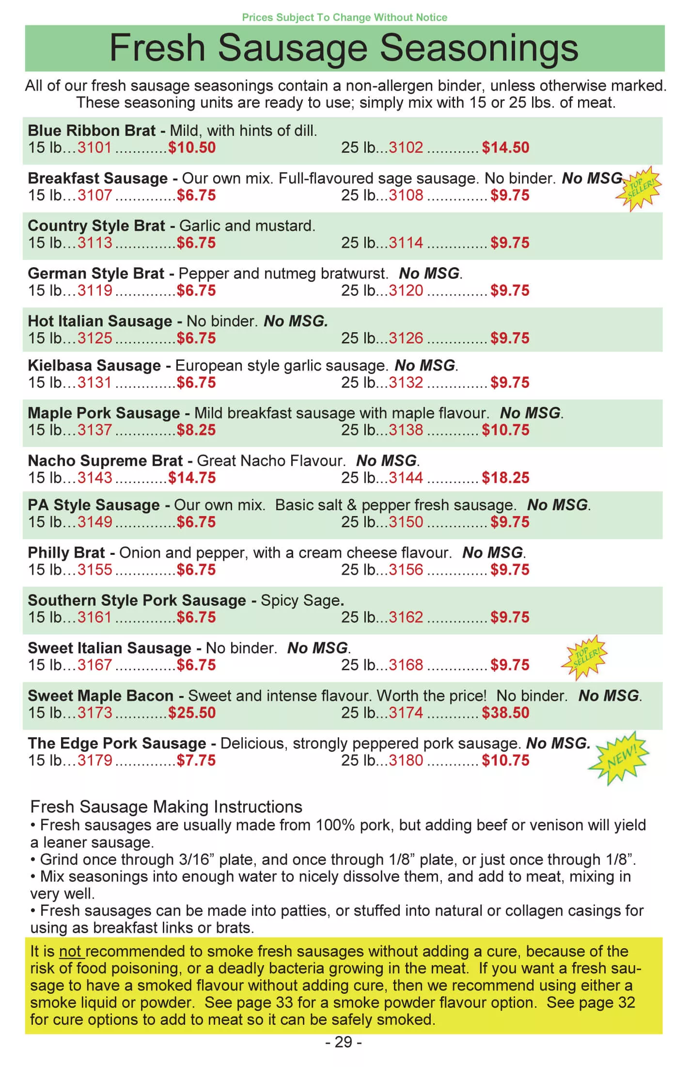 Prairie Butchering Supplies Just Plain Business