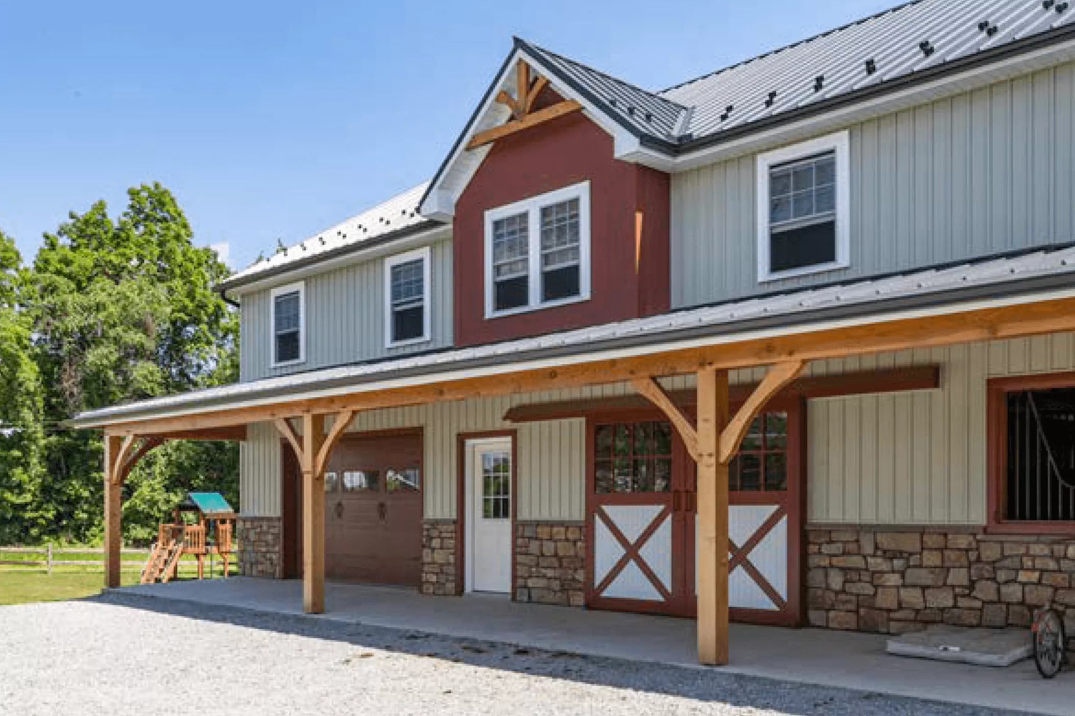 Pine Tree Builders Honey Brook Pennsylvania Pine Tree Builders Barn Building Project