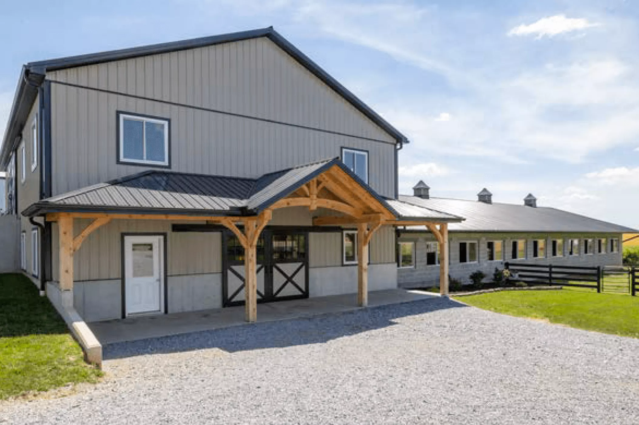 Pine Tree Builders Honey Brook Pennsylvania Pine Tree Builders Barn Building Project