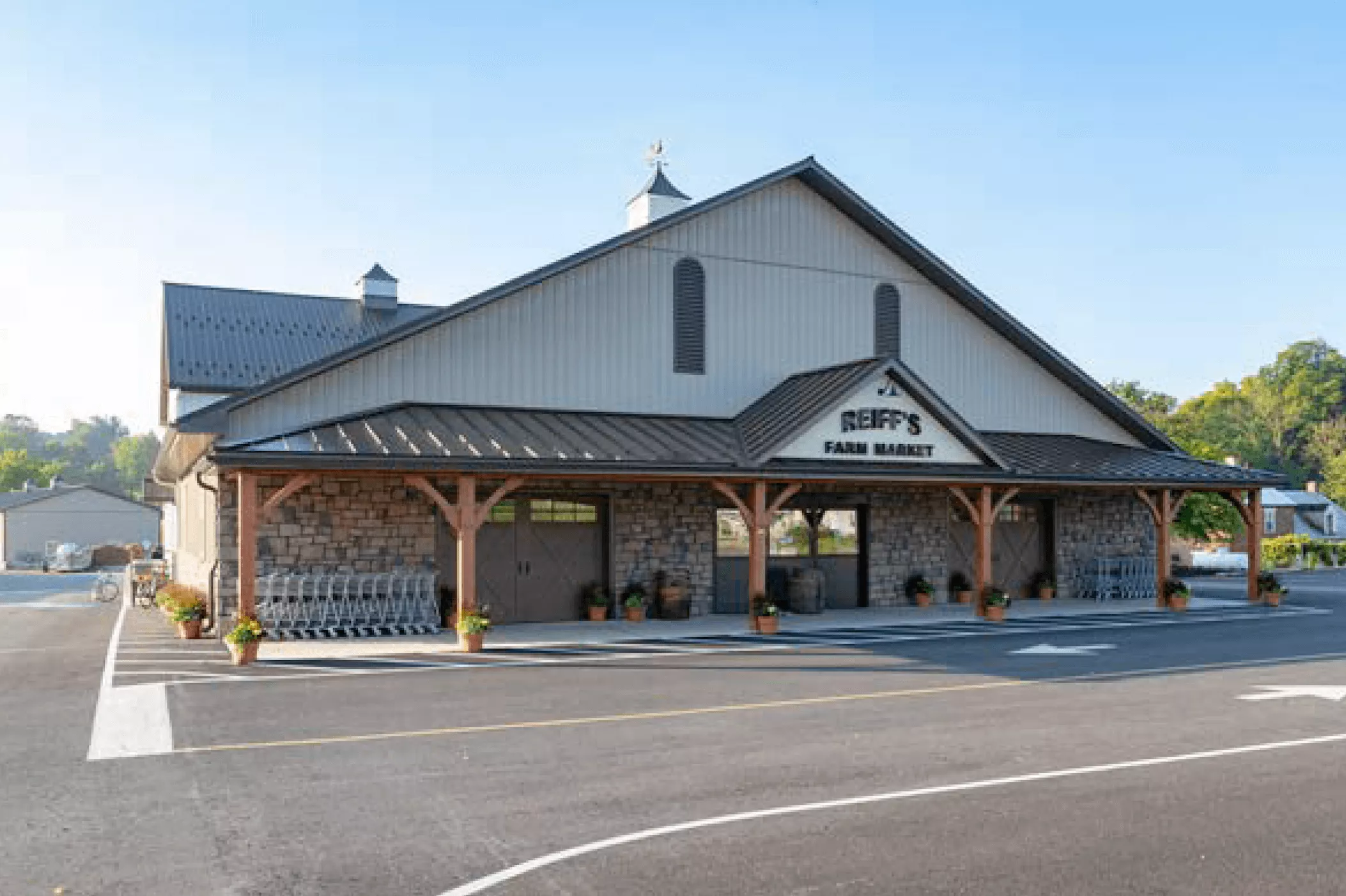 Pine Tree Builders Honey Brook Pennsylvania Pine Tree Builders Farm Market Building Project
