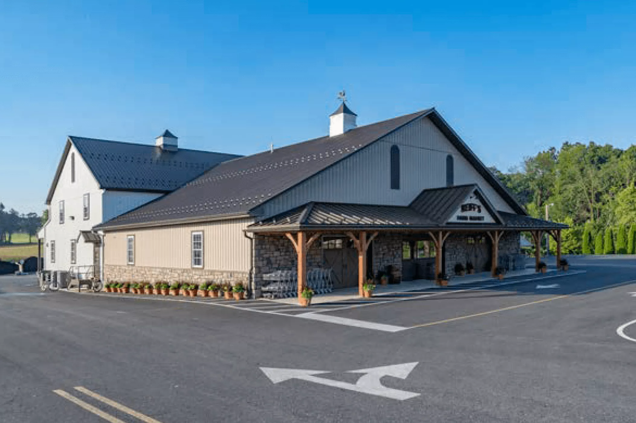Pine Tree Builders Honey Brook Pennsylvania Pine Tree Builders Farm Market Building Project