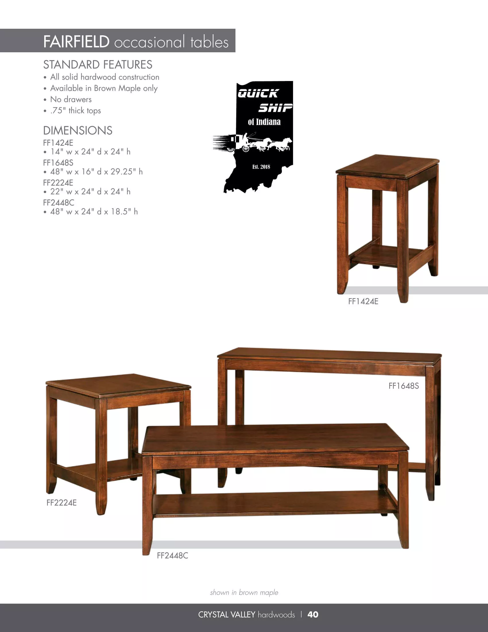 Crystal Valley Hardwoods Just Plain Business