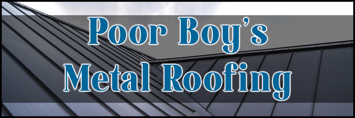 Poor Boy's Metal Roofing Logo