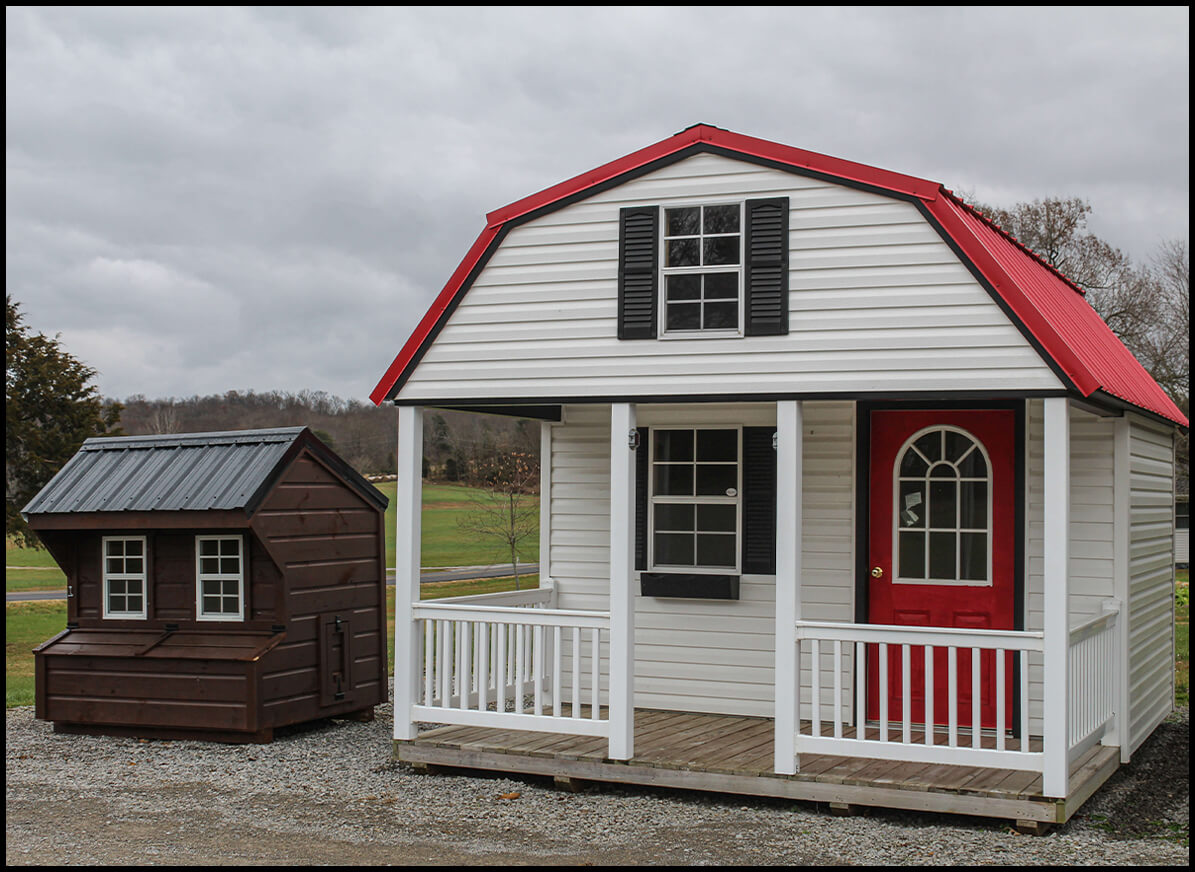 Bluegrass Portable Buildings Shed and Chicken Coop