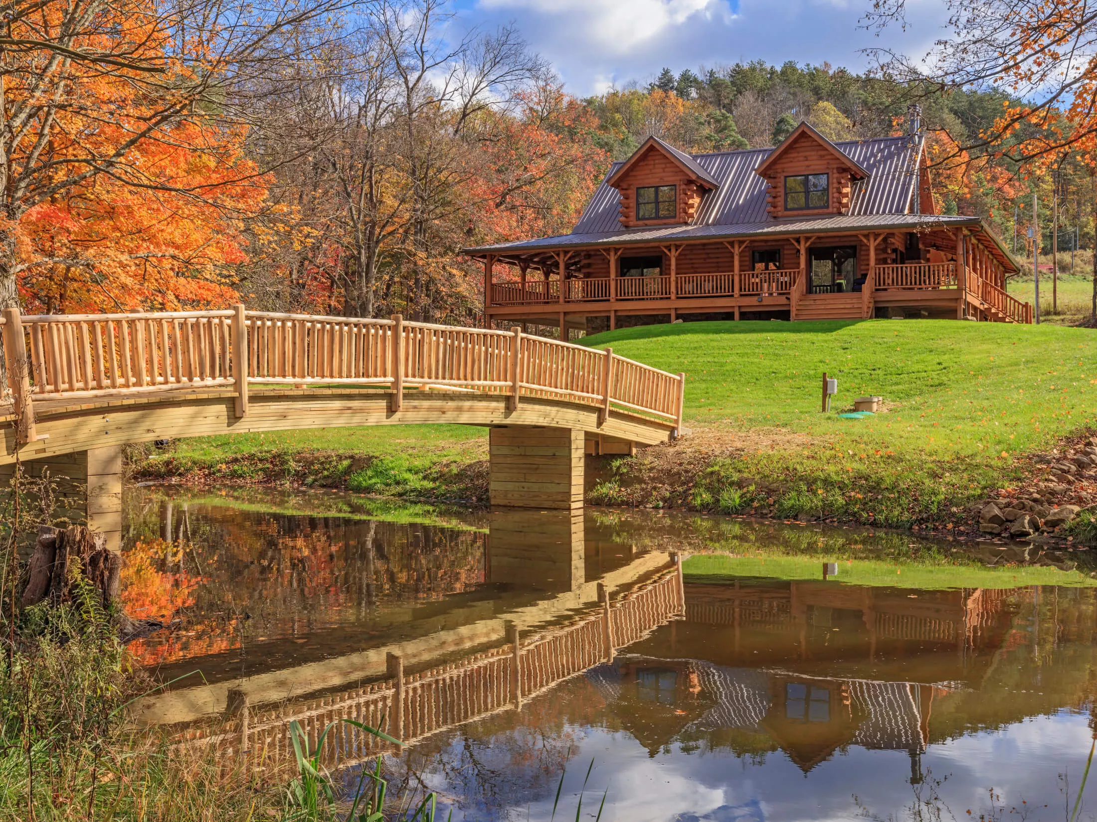 Woodland Rose Log Homes Just Plain Business