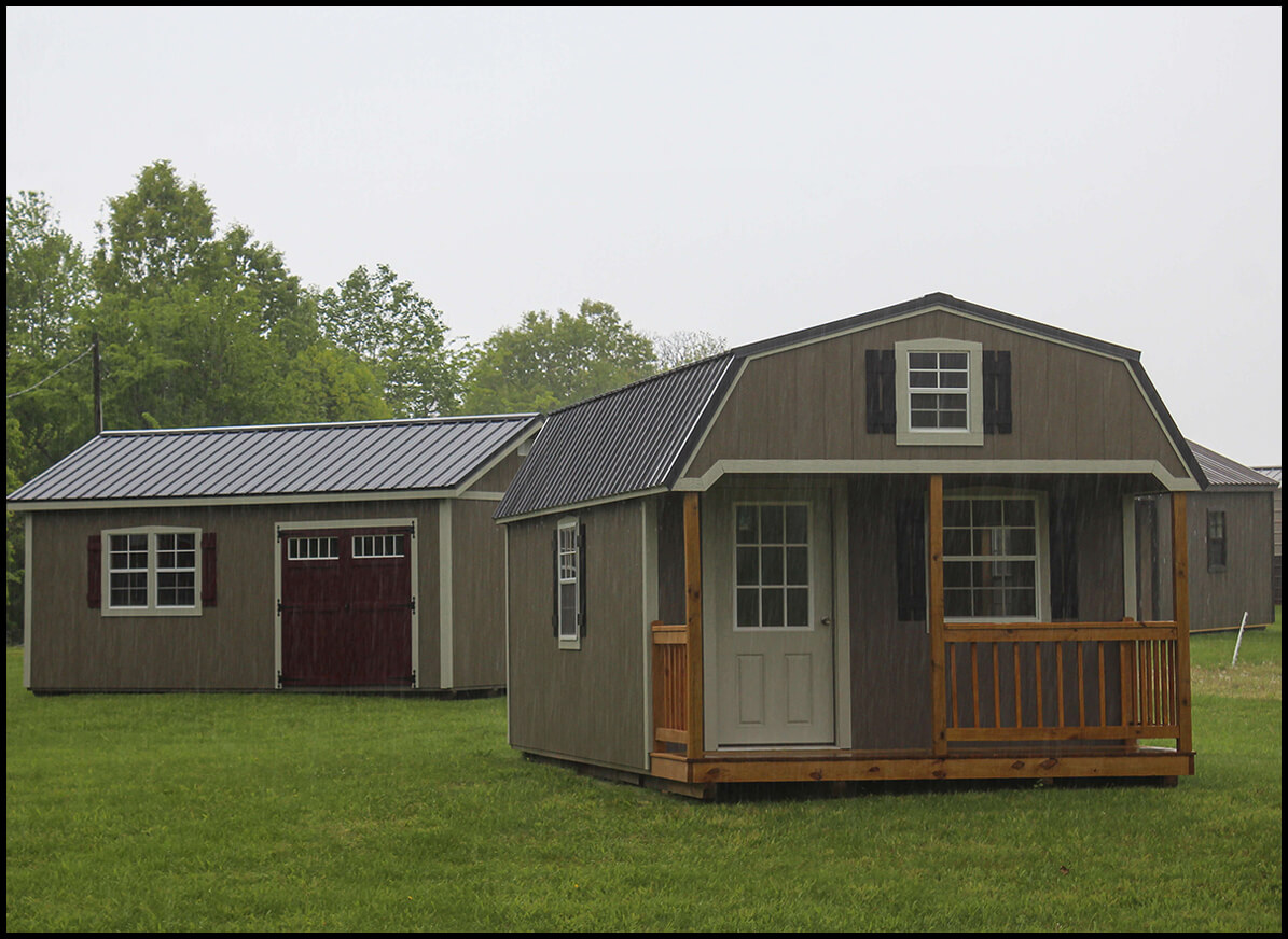 Sheds With Porches From Valley View Structures