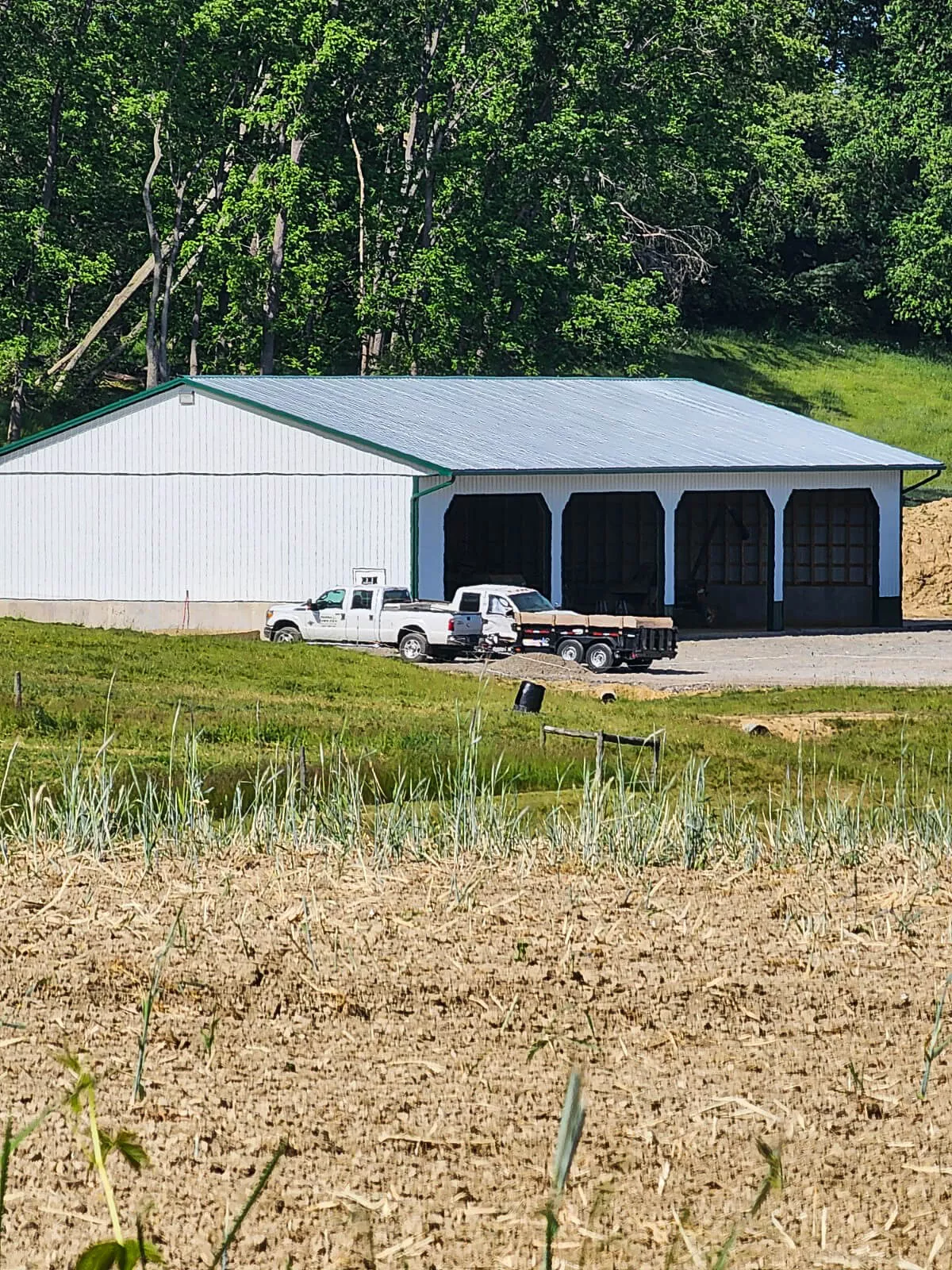 PREMEX Metal Roofing, Siding, & Trim Mifflinburg, PA Garage with New Metal Roof