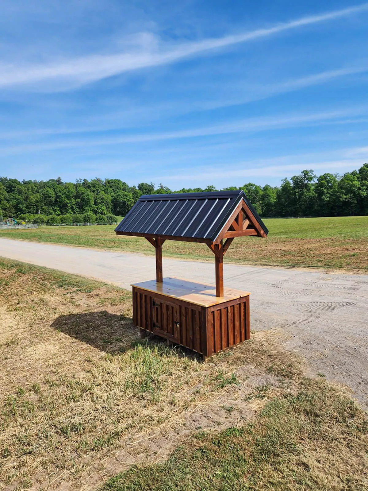 PREMEX Metal Roofing, Siding, & Trim Mifflinburg, PA Metal Roof on Roadside Stand