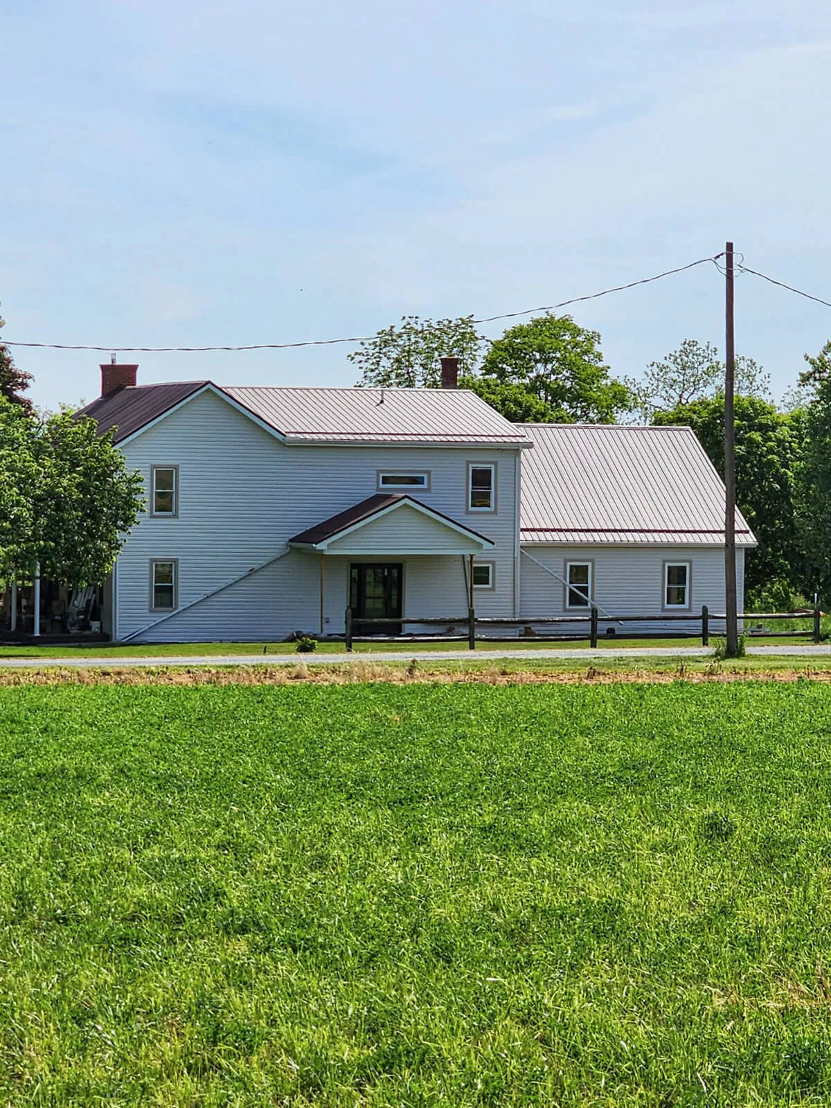 PREMEX Metal Roofing, Siding, & Trim Mifflinburg, PA Home with New Metal Roof