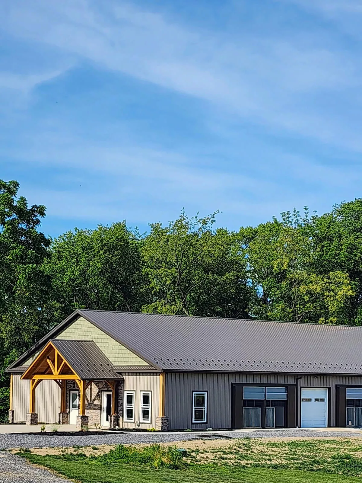 PREMEX Metal Roofing, Siding, & Trim Mifflinburg, PA Workshop with New Metal Roof