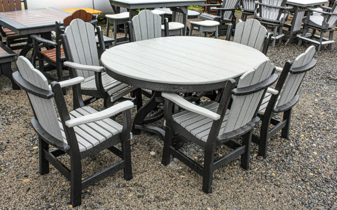 Summit Structures & Outdoor Living Greenville, PA Poly Outdoor Table with Chairs