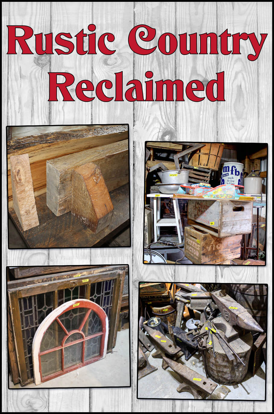 Collage of Rustic Country Antiques & Barnwood's Products