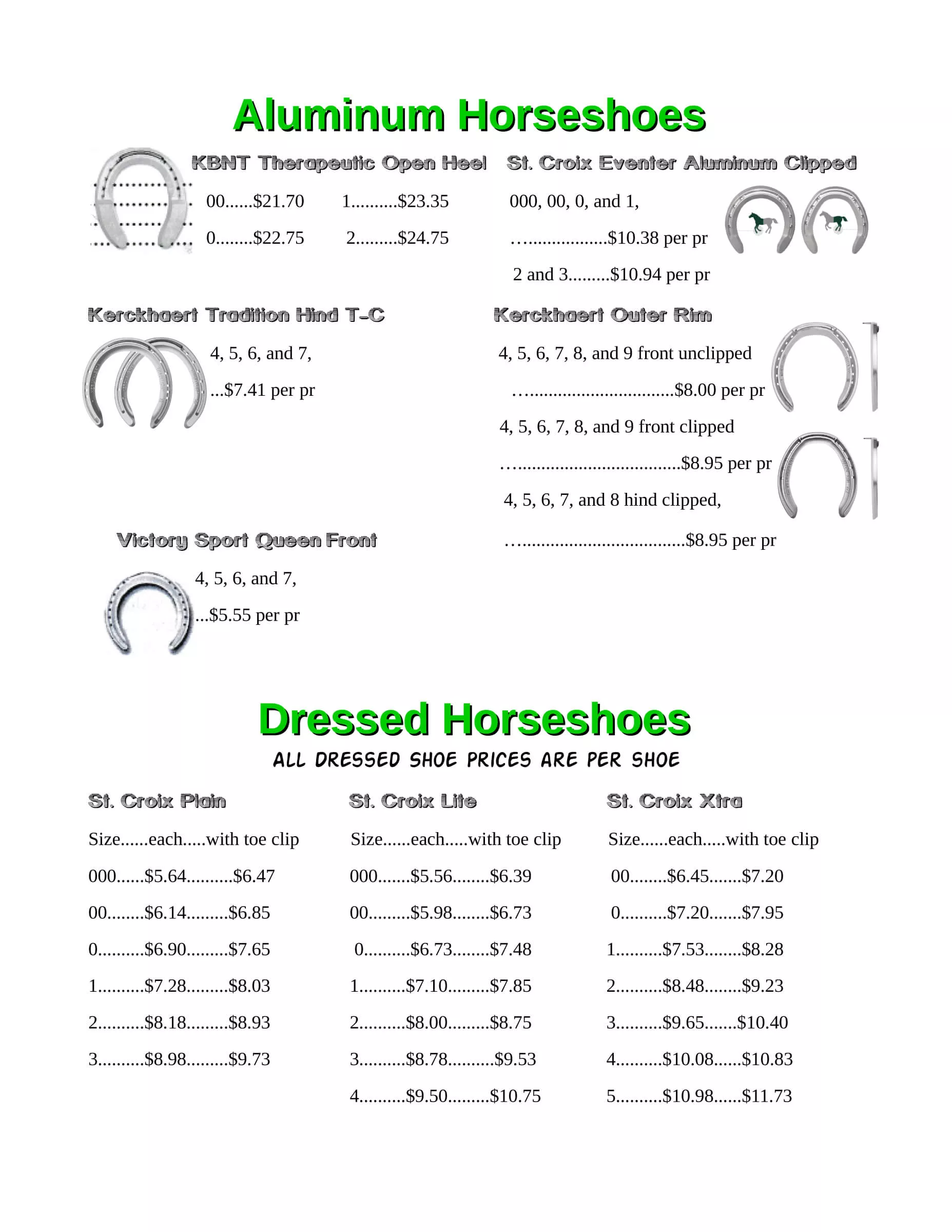 Martin’s Farrier Supplies Just Plain Business