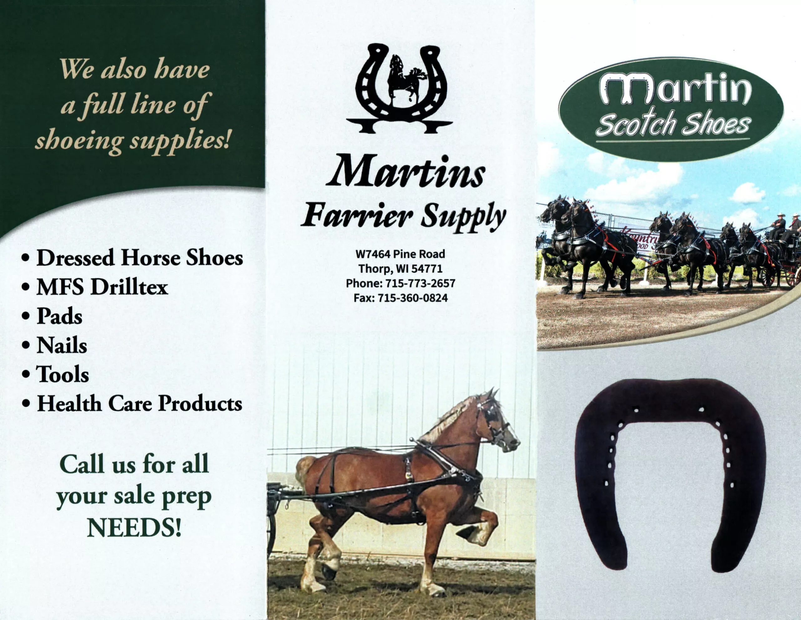 Martin’s Farrier Supplies Just Plain Business